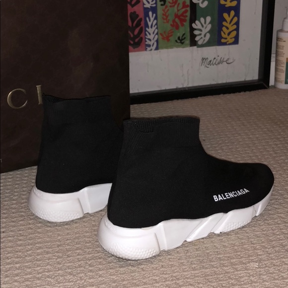 Original Balenciaga Speed Trainer Gr 40 schwarz Sneaker